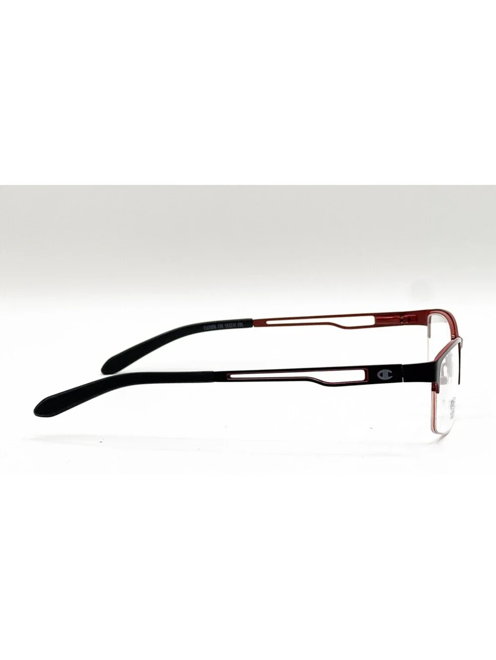 Champion CU2006 C01 Black Rectangle Authentic Eyeglass Frames 53-17-135